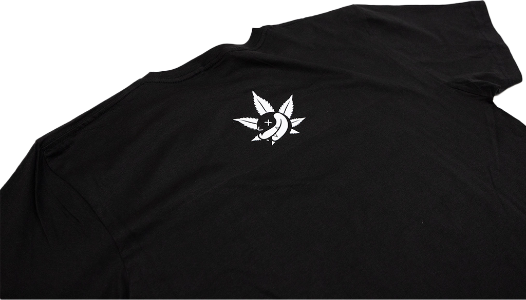 Trap Culture Stacked Trap Logo Tee Black