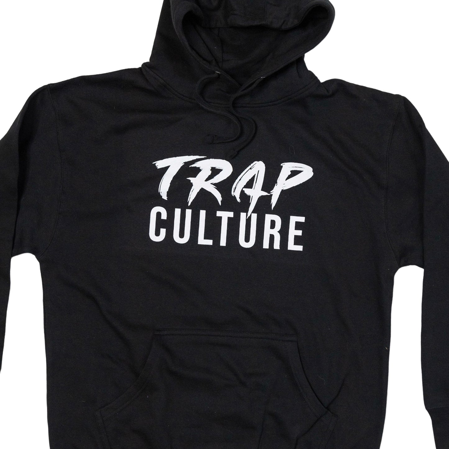 Trap Culture Pullover Black with White Logo
