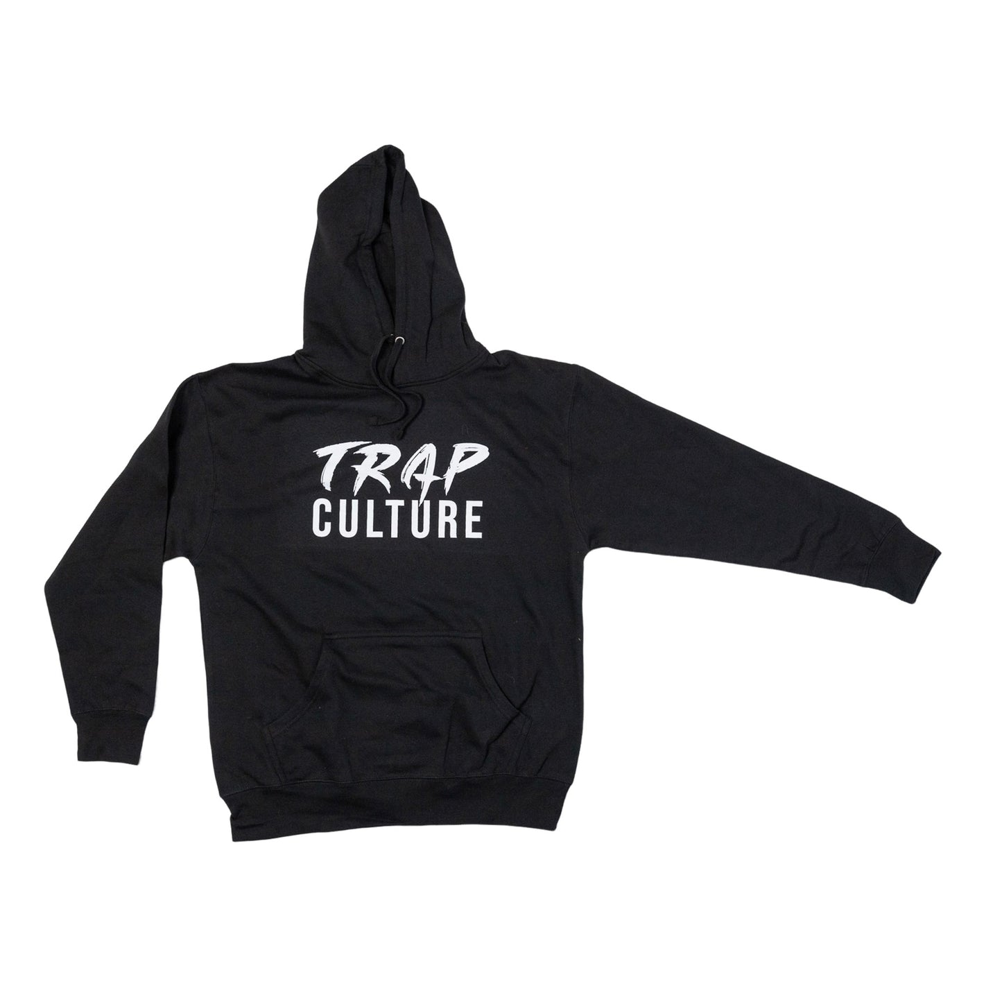 Trap Culture Pullover Black with White Logo