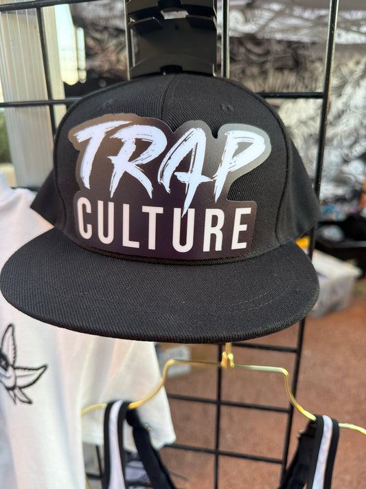 Trap logo rave hat script